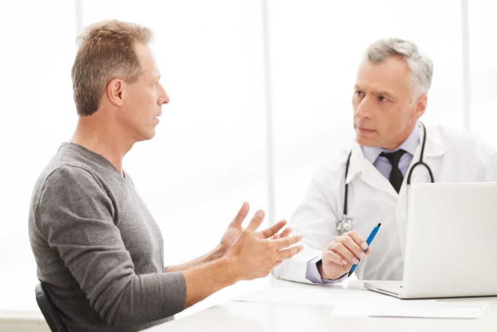 Consultar a un médico por prostatitis. 